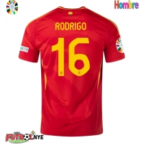Camiseta España Rodri Hernandez #16 Primera Equipación Eurocopa 2024 manga corta
